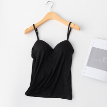 (M) Women\'s Yoga Vest with Built-in Bra