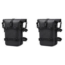 2X Bolsa de Armazenamento para Porta-Malas de Motocicleta, À Prova D'ÁGua, com AlçA de Ombro, Ferramentas de EquitaçãO