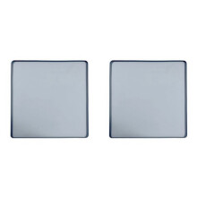 2X Washer Dryer Protective Silicone Rubber Mat 23.6 X 23.6Inch for Washer and Dryer Cover for the Top Anti-Slip