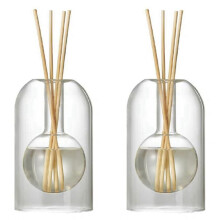 2X FöRvaringsbehåLlare Diffuserflaskor Aromaterapi Diffuserflaska Modern Diffuser Glasflaska Eterisk Olja Organizers,A