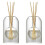 2X FöRvaringsbehåLlare Diffuserflaskor Aromaterapi Diffuserflaska Modern Diffuser Glasflaska Eterisk Olja Organizers,A 1