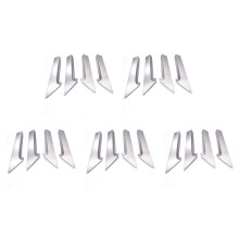 20x Car Accessories for Camry 2006-2011 Trim Cover Car Handle Inner Door Panel Parts Car Auto Decoration Silver