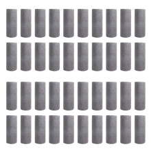 2X Reusable Cleaning Wipe Household Microfiber Towel Rolls Dish Rags Wash Paper Towel Replacement Grey