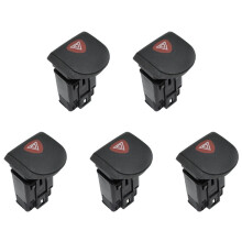 5X Pulsante di Interruttore Della Luce di Emergenza di Avvertimento di Pericolo per Kangoo 1997-2018 7700308821