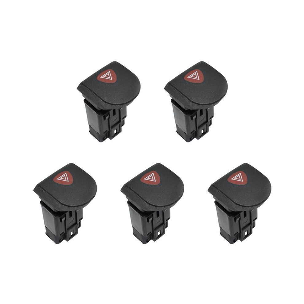 5X Hazard Warning Emergency Button For Kangoo 1997-2018 7700308821 Light 6031771423785