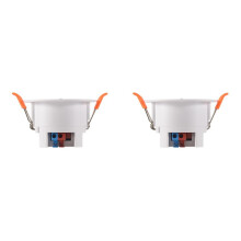 2X Tuya ZigBee mmWave Human Presence Sensor with Luminance MicroWave Detection PIR Motion Sensor Celling Mount