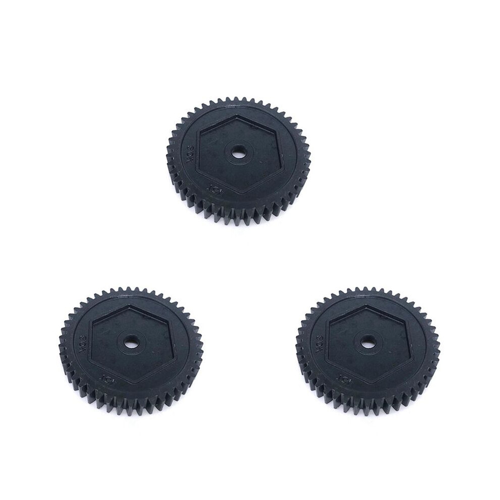 3Pcs Metal Spur Gear 45T 0.8M(32P) 8053 Rc Car Part For 1/10 Rc Crawler -4 Trx4 Black 4712271179113