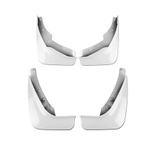 Acessórios para Carro 4 Peças/Conjunto de para-Lamas Brancos para Rodas para XC60 2018-2023, Proteção Dianteira e Traseira para-Lamas