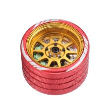 Aluminiumlegierung RC-Handrad für NB4 Auto, Rot, 4,7x2,7 cm