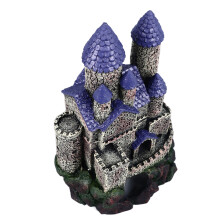 Resin Fish Aquarium Castle Decoration for Freshwater & Saltwater Tanks 12cm