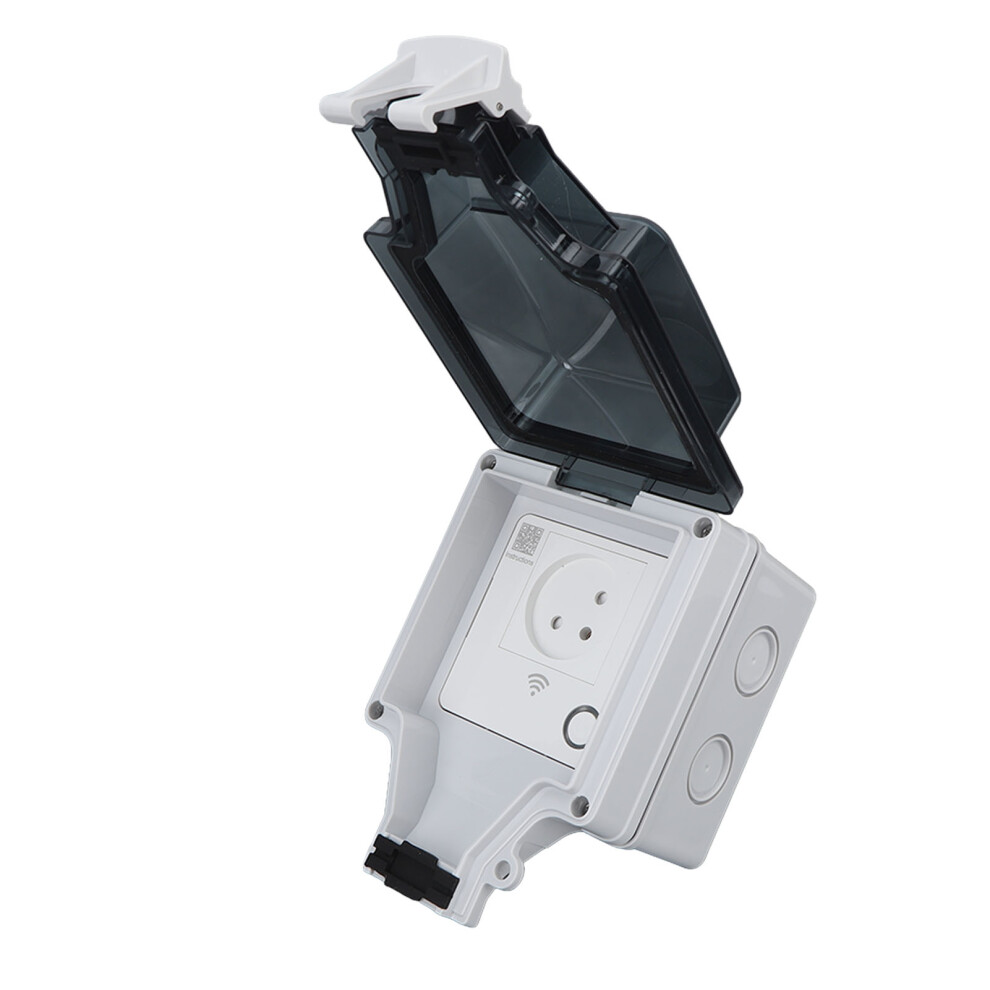 Ip66 Waterproof Wifi Smart Socket 16A 110-250V Outdoor Waterproof Power Outlet 8341388808218