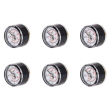 6X Scuba Diving PCP Air Micro-Pressure Gauge Manometer Manometer 16Bar,1/8 NPT Thread