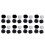 8X Lavalier Microphone Furry Windscreen Fur Windshield Wind Muff Soft for    Lapel Lavalier Mic 5Mm 1