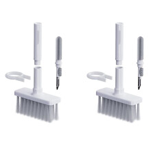 2X Cleaning Soft Brush Keyboard Cleaner 5-In-1 Multi-Function Computer Cleaning Tools Kit for PC Camera Lens