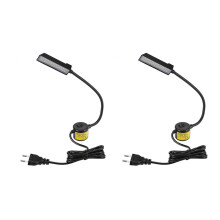 2X 30 LED Sewing Machine Light Sewing Lighting for Workbench Lathe Drill Press Flexible Gooseneck Arm Work Lamp EU Plug