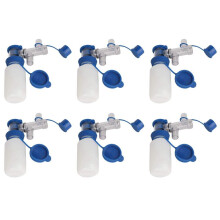 6X Milch Probenahme Flasche, 200 Ml Probenahme Flasche Probenahme Flasche für Kuhmilch FlüSsigkeit Milch BehäLter Korrosions BestäNdig, Leicht zu