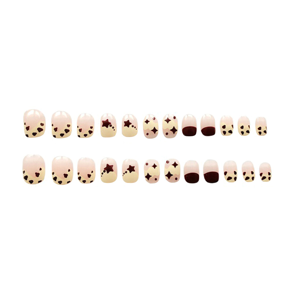 Phui-Pet-Supplies Short Nude Artificial Nails - Natural & Unbreakable