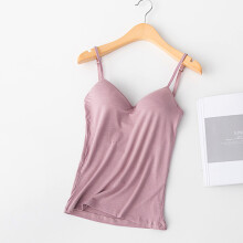 (M) Women\'s Yoga Vest with Built-in Bra