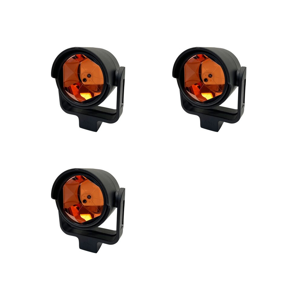 3X Simple Reflector Prism For Total Stations Replacement Gpr1 Gph1 Constant 0Mm Female Thread Black 6032211572261