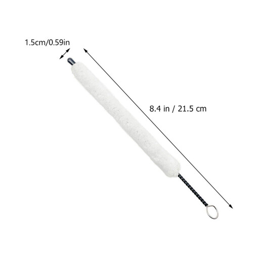 Escova De Limpeza Reutilizável Para Flauta De Algodão 1