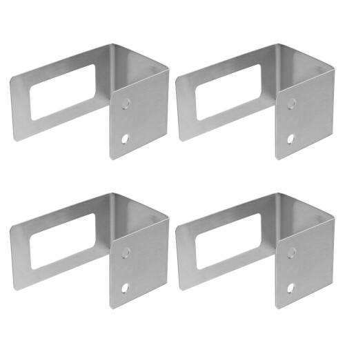 4Stk Silber Küchenregal Topfdeckel Aufbewahrung Rack 1