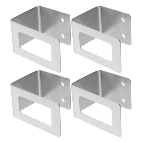 4Stk Silber Küchenregal Topfdeckel Aufbewahrung Rack 2