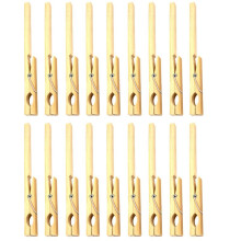 20Pcs 7 Inch Bamboo Test Tube Clips Glass Test Tube Clamps Laboratory Biological Chemical Experiment Clamp Tools 2CM