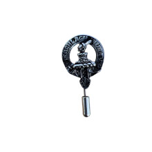 Morrison Clan Crest Pewter Cap Lapel Tie Pin