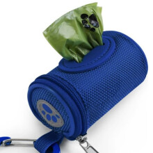 (Blue) Durable Dog Poop Bag Holder for Outdoor Walks