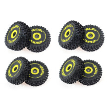 8 Piezas Neumático de Rueda Delantera Y Trasera para 144001 144010 124016 124017 Piezas de Mejora de Coche RC Accesorios de Repuesto