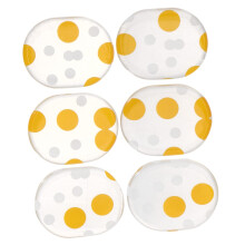 Silicone Drum Mute Pads 6pcs SelfAdhesive Dampening Gel for Snare Overtone Reduction