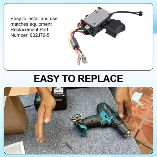 Trigger  Replacement 632J76-5 for  DF333 DF331 HP331D TD110D Electric Drill Power Tool Accessories 1