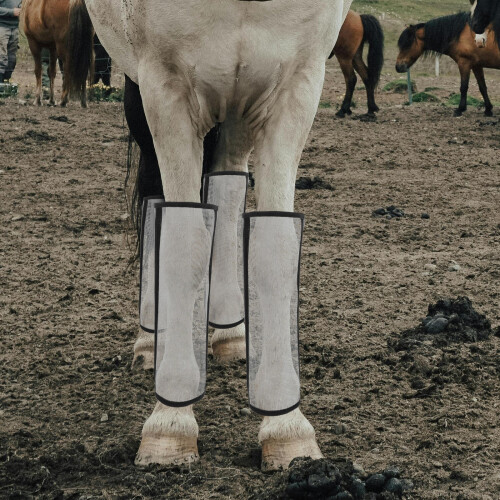 botas de proteção para cavalos 4 unidades em malha plástica respirável 2