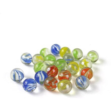10pcs 14mm Glass Marbles Vibrant Assorted Colors Durable Solid Glass for Crafts and Aquarium Decor
