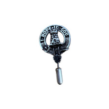 MacNaughton Clan Crest Pewter Cap Lapel Tie Pin