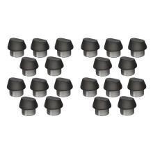 20PCS Dust Cap Anti-Oxidation Shielding Signal Audio Cable Protective Cover for Balance XLR RCA, DPM to XLR