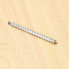 6X RC Modello Auto 5 Argento 5 Sezione 3 mm Esterno Filettato Espansione Antenna