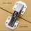 Bridge Type 4 Inch Noiseless Hinge 20Pcs Nickel 4