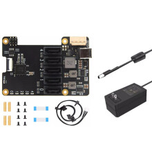 X1009 PCIe Till 5-Portars -Sköld för Raspberry Pi 5 PCIe Till 5 3.0 Stöder INTE Boot Från Hårddisk/SSD US-Kontakt