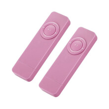 2X Portable USB Sport U Disk Mp3 Music Player Support 32GB TF Card(Pink)
