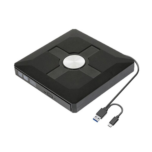 External Optical Drive DVD Burning USB3.0Type-C Mobile Burner Plug and  CD-ROM Drive Suitable for PC Desktop