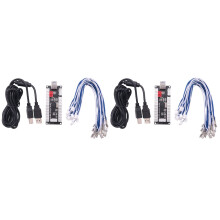 2X Null VerzöGerung Arcade USB Encoder Pc Zum Joystick für Mame Jamma & Andere Pc Kampf Spiele