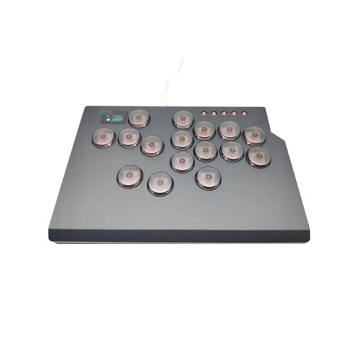 16Keys Game Keyboard Hitbox Leverless Controller Fighting Gaming Joystick for Pc/Ps3/Ps4/Ps5/ Steam Arcade Pc Gift B