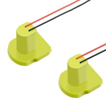 2X for Power Wheels Battery Adapter for One+ 18V Li-Ion Battery, Power Tool Battery Converter with 12 Gauge Wire