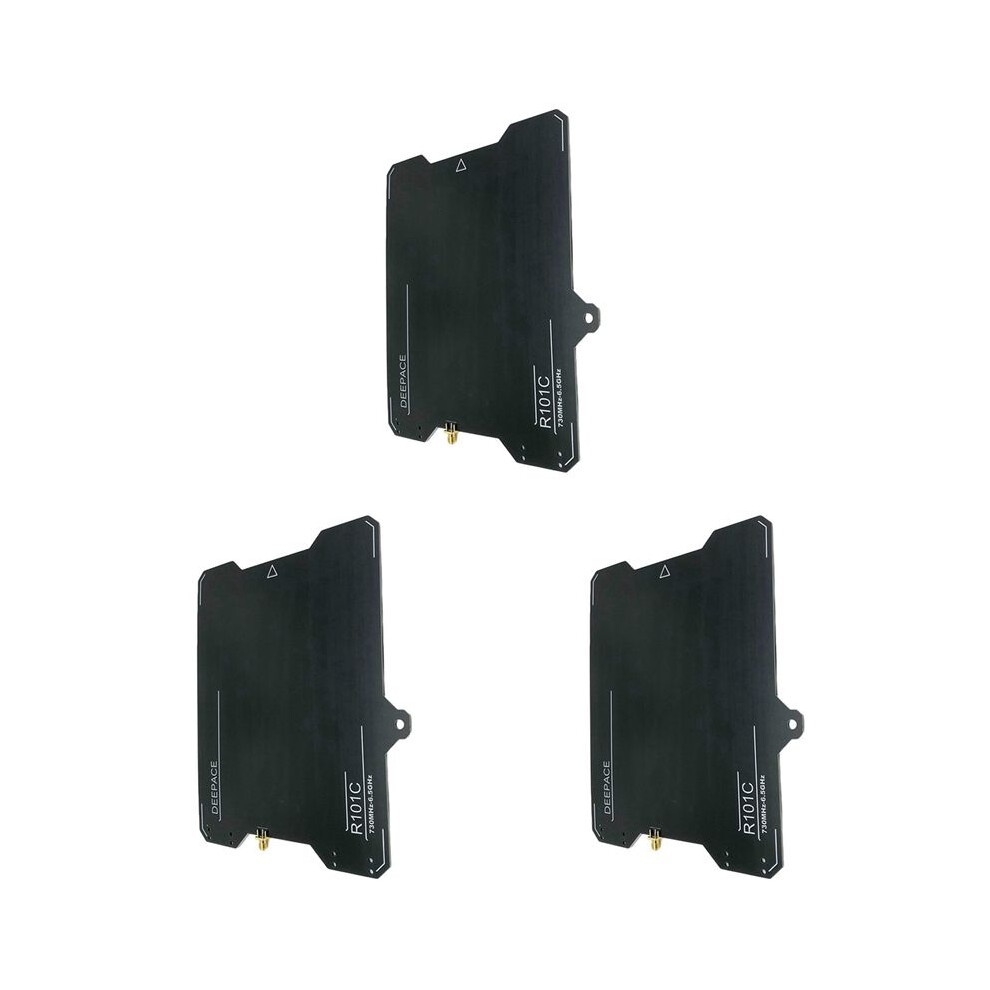 3Pc Antenna High Durable R101c 730Mhz-6.5Ghz 7Dbi Ads-B Uwb Antenna Wideband Directional Antenna 23X22.5cm Black 4714047196324