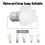 5 Pack Tuya  Life Wifi  Light Bulb Socket Adapter E27  Lamp Base Holder for Amazon Alexa  Home 4