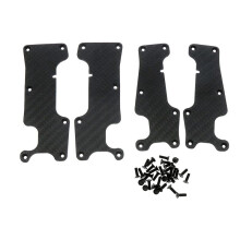 Carbon Fiber Suspension Arm Cover 9633 9634 voor 1/8 Sledge 95076-4 RC Auto Upgrades Onderdelen Accessoires