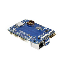 Waveshare -Basisplatine für Raspberry Pi Compute Module5 JST-SH FAN USB -Kompatibler RJ45 Gigabit Ethernet M.2-Steckplatz für CM5
