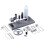 DIY Metal Stirling Engine Kit for Adults, FuelPowered Hot Air Engine Model, Science Learning Gift 1