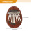 Trä Kalimba 8 Tangenter Med Rep Fingerpiano 2